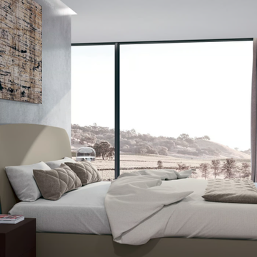 MARCEL - Bed with high headboard by Febal Casa - view 3
